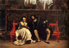 Faust and Marguerite in the Garden by James Tissot