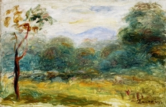 Landscape in Southern France (Cagnes) by Auguste Renoir