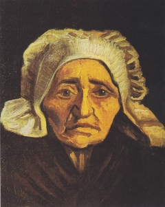 Head of a peasant with white cap