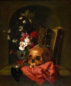 Vanitas still life by Nicolas de Largillière