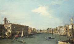 Venice: The Grand Canal Looking North from the Rialto by Canaletto