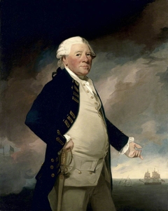 Vice-Admiral Sir Hyde Parker, 1714-82 by George Romney