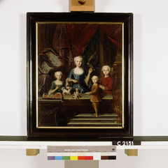 Vier kinderen van de Van Bylandt familie by Theodorus Caenen