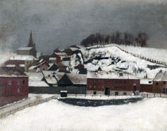 View from Fossveien 7 towards Bergfjerdingen by Edvard Munch
