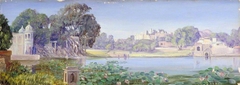 View of Pushkar or Pokur, North-West India by Marianne North