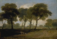 View on Clapham Common by J. M. W. Turner