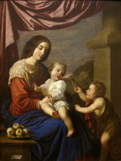 Virgin with Child Jesus and Child Saint John by Francisco de Zurbarán