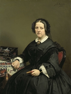 Wilhelmina Margaretha van den Bosch (1807-74). Echtgenote van Gerard Johan Verloren van Themaat by Johan Heinrich Neuman