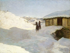 Winter at Vågsli in Telemark by Jacob Gløersen