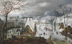 Winter landscape by Jacob Savery