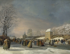 Women’s Skating Competition on the Stadsgracht in Leeuwarden, 21 January 1809