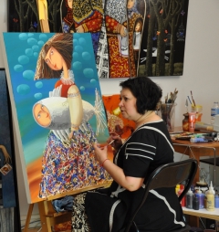 Yelena Dyumin featured artist on Colour in Your Life TV Show