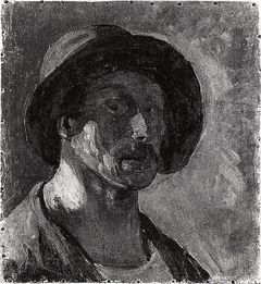 Zelfportret met hoed
