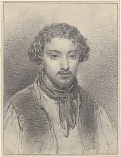 Zelfportret van Eugenius Frans de Block by Eugène François de Block