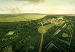 A Bird's-eye View of Dunham Massey from the South-east by John Harris
