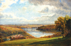A View of Philadelphia from Belmont Plateau by Edmund Darch Lewis