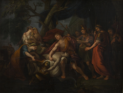 Achilles Lamenting the Death  of Patroclus
