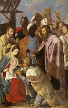 Adoración de los Reyes Magos by Mateo Gilarte