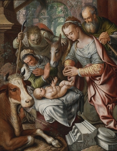 Adoration of the shepherds, dated 1564