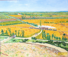 After Vincent 1. (2008), Oil on linen, 120 x 100 cm. by john albert walker
