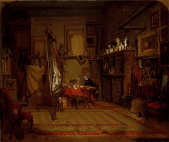 An Artist's Studio by John Ferguson Weir