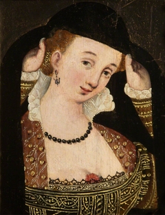 An Unknown French Courtesan (copy of a 16th century original) by Anonymous