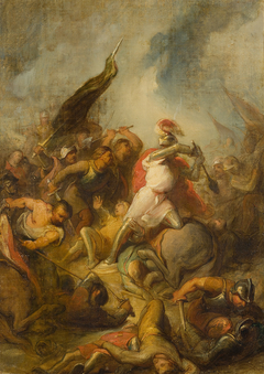 Anno 1226. Bisschop Otto II van Utrecht sneuvelt in de slag bij Ane by Antonie Frederik Zürcher