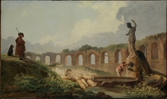 Aqueduct in Ruins by Hubert Robert