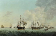 Attack on Goree, 29 December 1758 by Dominic Serres