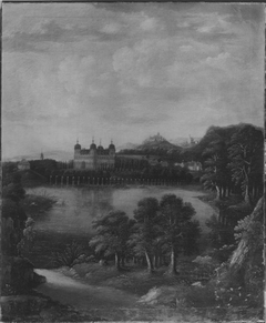 Blick von Bamberg nach Seehof by Johann Christoph von Bemmel