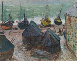 Boats on the Beach at Étretat