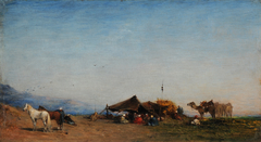 Campement arabe by Narcisse Berchère