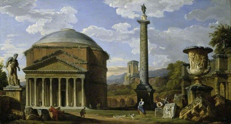 Capriccio of Roman Ruins with the Pantheon