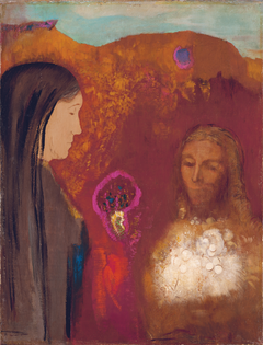 Christ and the Samaritan Woman (The White Flower Bouquet)