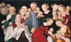 Christ blessing the children by Lucas Cranach the Elder