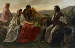 Christus und die Frauen by Alexander Demetrius Goltz