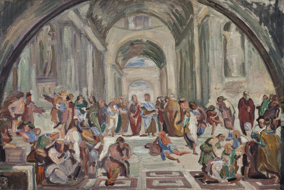 Copy after Rafael: The school of Athens
