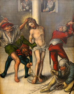 Crucifixion Triptych: The Flagellation by Lucas Cranach the Elder