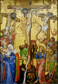 Crucifixion with a Dominican Friar by Master of the Colmar Crucifixion