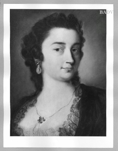Damenbildnis, Brustbild by Rosalba Carriera