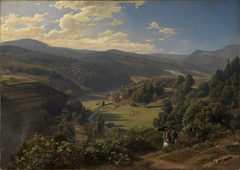 Das Geroldsauertal bei Baden-Baden by Johann Wilhelm Schirmer