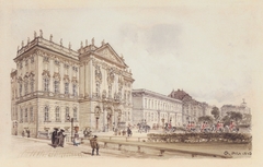 Das Palais Trautson in Wien by Rudolf von Alt