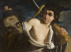 David With The Head Of Goliath by Giuseppe Caletti