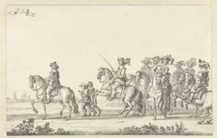 De intocht van Maria de' Medici te Amsterdam in 1638 (plaat 2) by Jan Martszen de Jonge