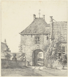 De poort van het kasteel Heemstede