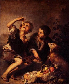 Die Pastetenesser by Bartolomé Esteban Murillo