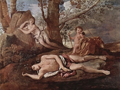 Echo and Narcissus by Nicolas Poussin