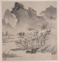 Eight Songs of the Xiao and Xiang Rivers by Wen Zhengming