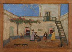 El Patio o Patio Unitario by Pedro Figari Solari