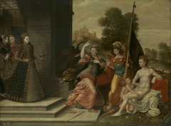 Elizabeth I and the Three Goddesses by Hans Eworth